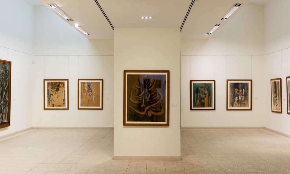 #FineArt Cuba Unusual Museum Image: Paintings hang on the walls of Cuba's National Museum.