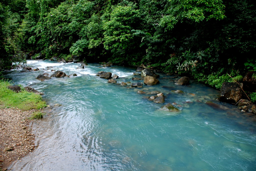 Sure, you've seen crystal blue oceans, but this turquoise river is surreal. Rainforests & Natural Wonders Image: Rio Celeste. A photograph depicts the incomparably turquoise waters of the Rio Celeste.