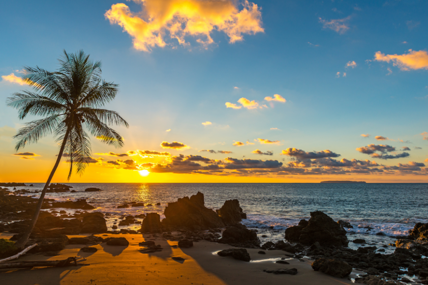 If you don't see the world offline, you're really missing out! Is It Safe to Travel in Costa Rica Image: The sun sets on a picturesque beach.