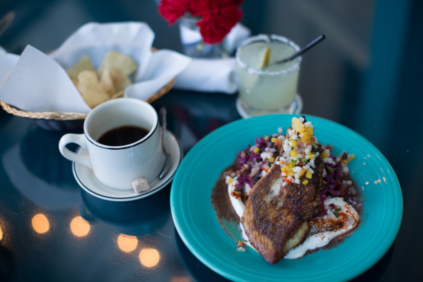 Don't forget to enjoy a slice of pastel de tres leches—it IS your birthday after all ;-) Salsa Dancing in Cuba Image: Red Snapper pico de paloma with mango and black bean slaw, margarita, and coffee.