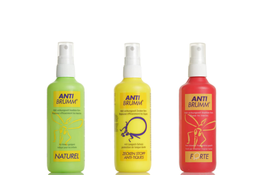 If you're nitpicked at work, you don't need to be nitpicked by bugs during your holiday! What To Pack Image: Three insect spray bottles. The left is green, the middle is yellow, and the right is red.